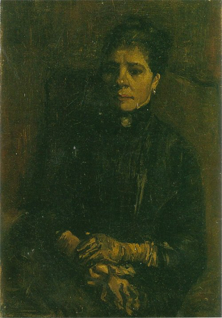 Portrait Of A Woman Seated Van Gogh Oil Painting